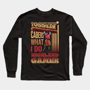 Tossin' Cabers Highland Sport Long Sleeve T-Shirt